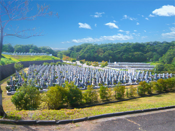 神戸市立鵯越墓園 景観