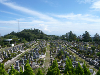 神戸市立鵯越墓園 景観