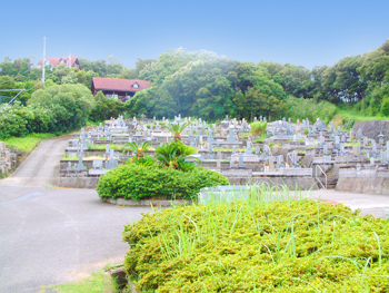 淡路市営 仮屋墓地 景観